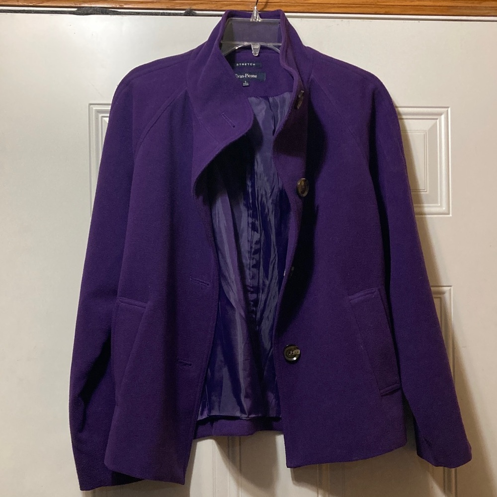 Evan Picone‎ Women's Purple Jacket S